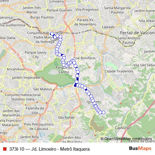 373l-10 bus Line Map