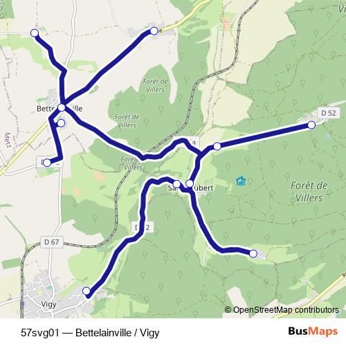 57svg01 bus Line Map