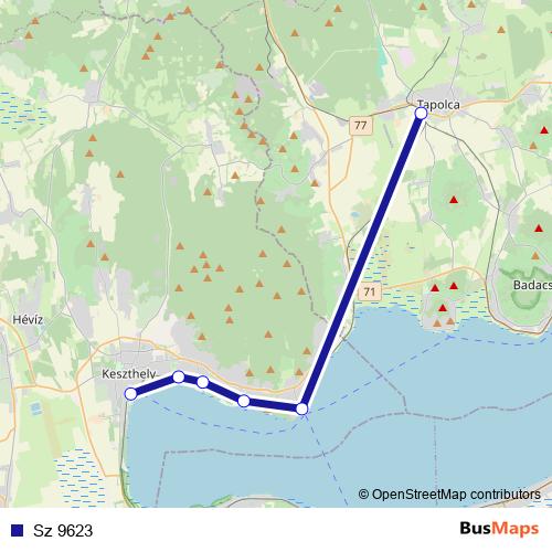 Sz 9623 rail Line Map