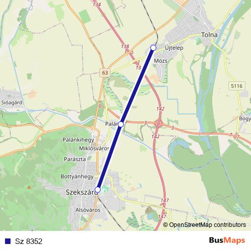 Sz 8352 rail Line Map