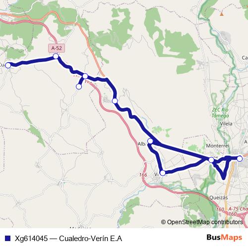 Xg614045 bus Line Map