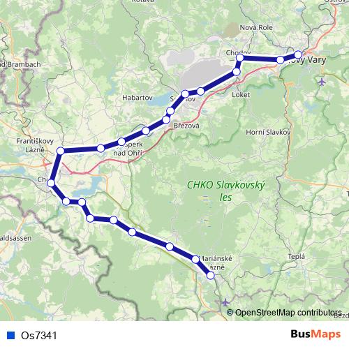 Os7341 rail Line Map