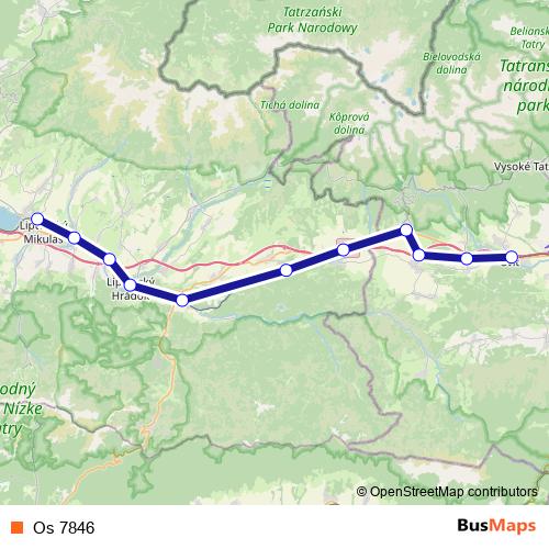 Os 7846 rail Line Map