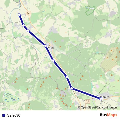 Sz 9636 rail Line Map