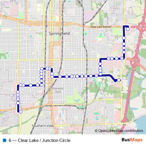 6 bus Line Map
