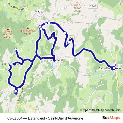 63-Ls504 bus Line Map