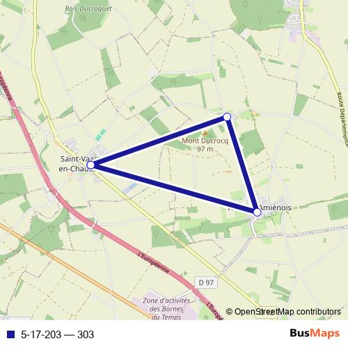 5-17-203 bus Line Map