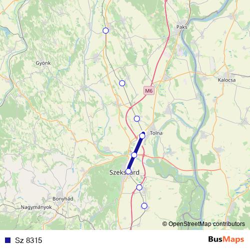 Sz 8315 rail Line Map
