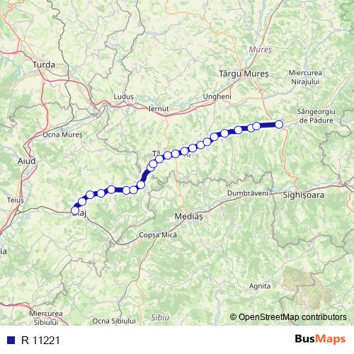 R 11221 rail Line Map
