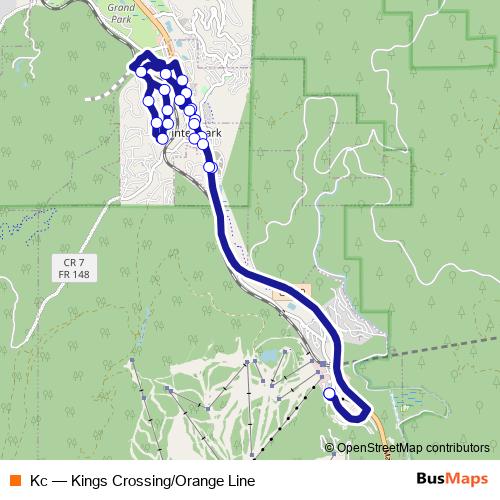 Kc bus Line Map