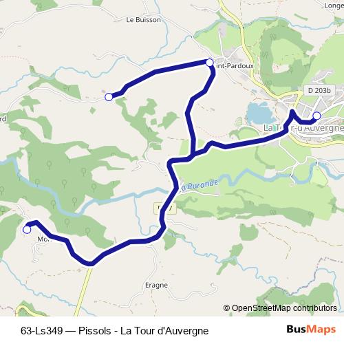 63-Ls349 bus Line Map