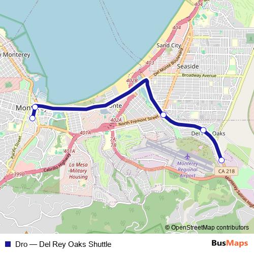 Dro bus Line Map