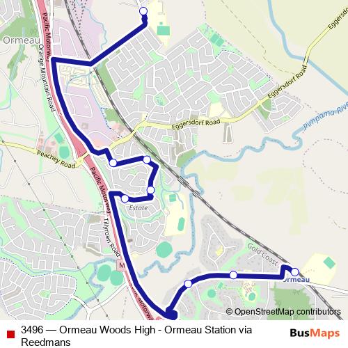 3496 bus Line Map