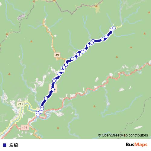 影線 bus Line Map