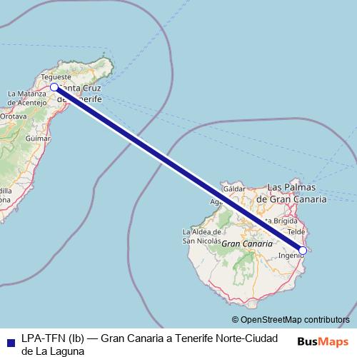 LPA-TFN (Ib) air Line Map