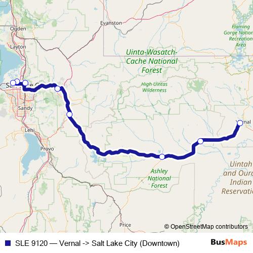 SLE 9120 bus Line Map