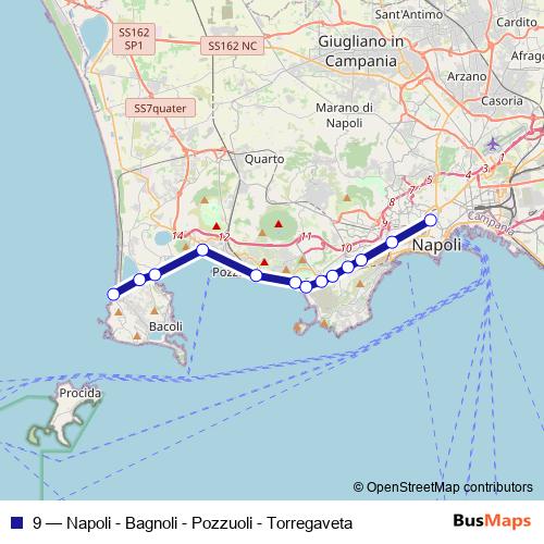 9 rail Line Map