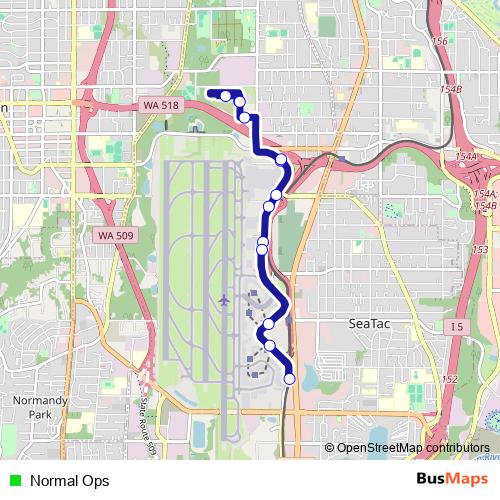 Normal Ops bus Line Map