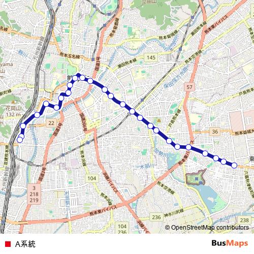 A系統 tram Line Map