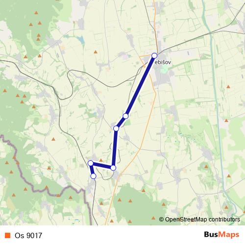 Os 9017 rail Line Map