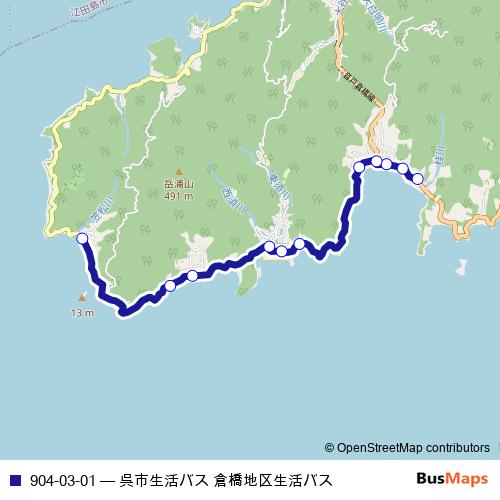 904-03-01 bus Line Map