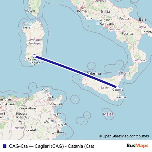 CAG-Cta air Line Map