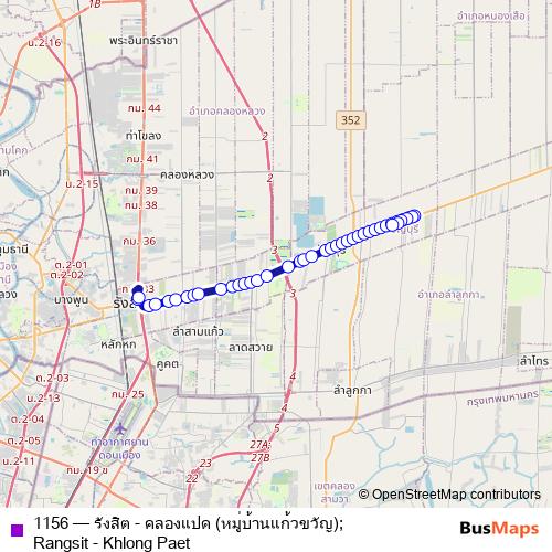 1156 bus Line Map