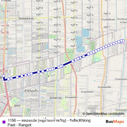 1156 bus Line Map