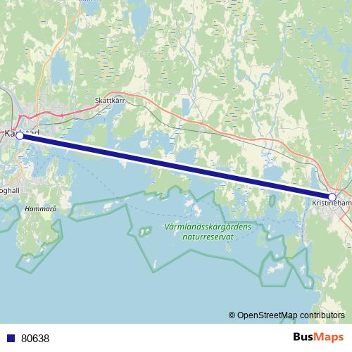 80638 bus Line Map