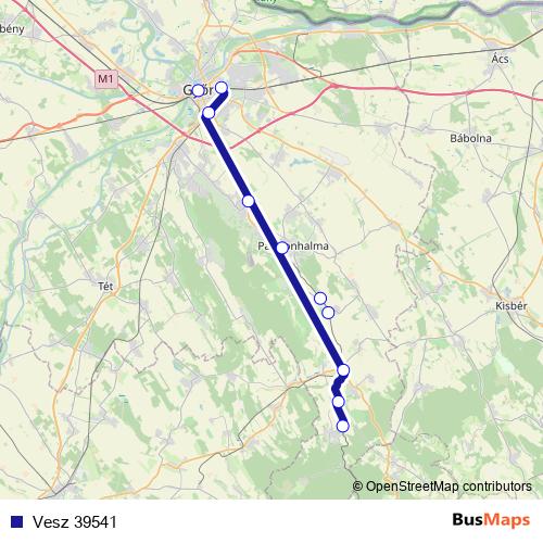 Vesz 39541 rail Line Map