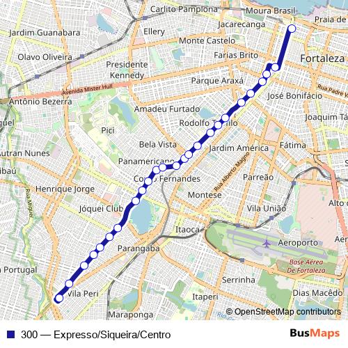 300 bus Line Map