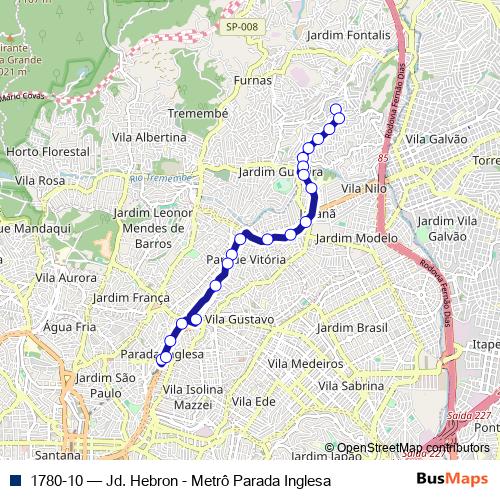 1780-10 bus Line Map