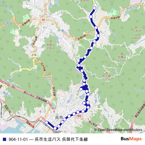 904-11-01 bus Line Map