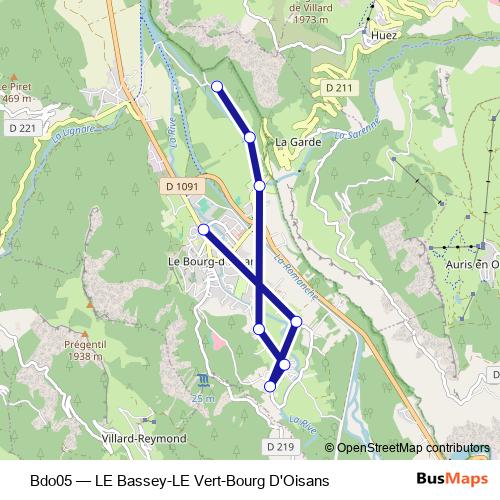 Bdo05 bus Line Map