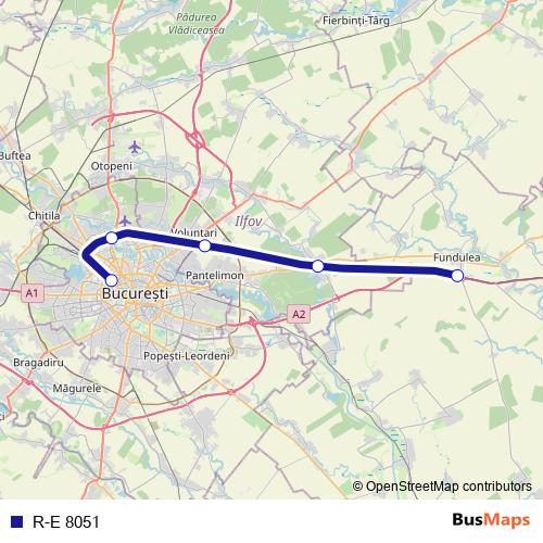 R-E 8051 rail Line Map