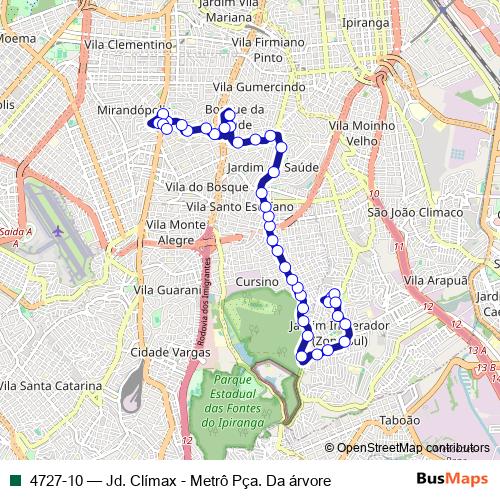4727-10 bus Line Map