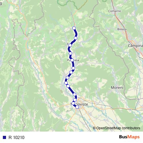 R 10210 rail Line Map