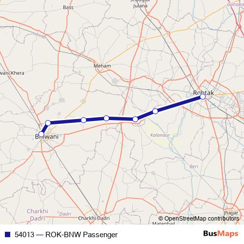 54013 rail Line Map