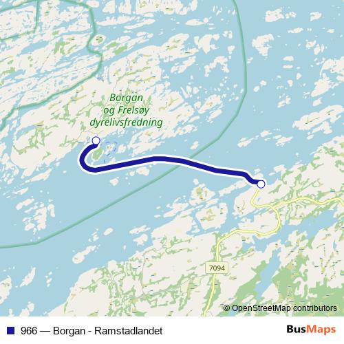 966 ferry Line Map