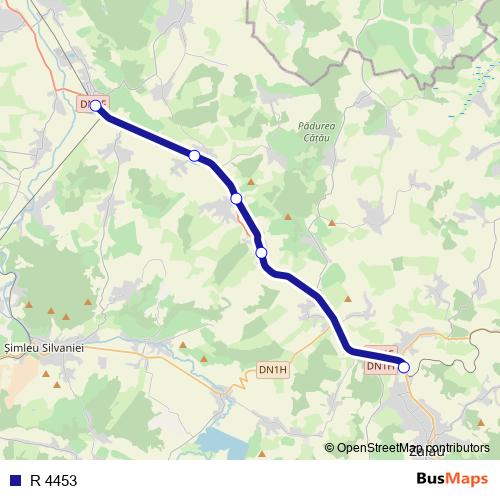 R 4453 rail Line Map