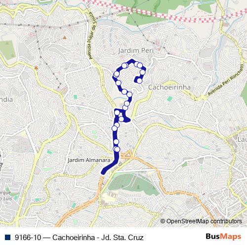 9166-10 bus Line Map