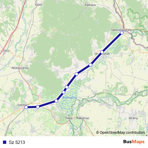 Sz 5213 rail Line Map
