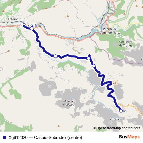 Xg612020 bus Line Map