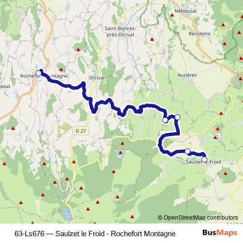 63-Ls676 bus Line Map