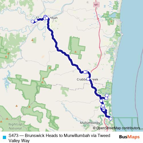 S473 bus Line Map