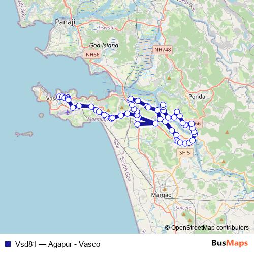Vsd81 bus Line Map