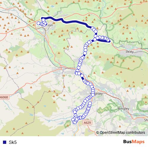 Sk5 bus Line Map