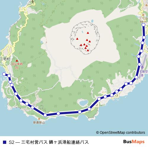 S2 bus Line Map
