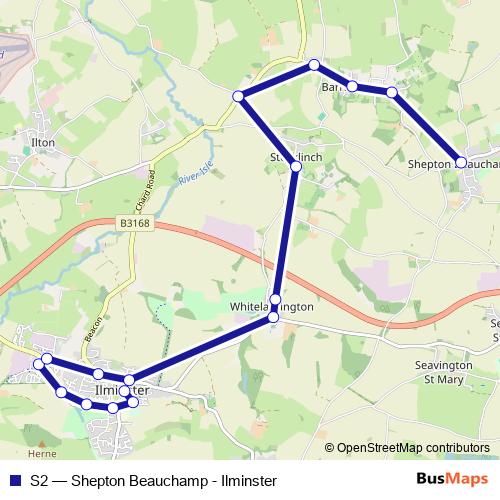 S2 bus Line Map