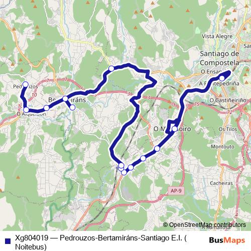 Xg804019 bus Line Map